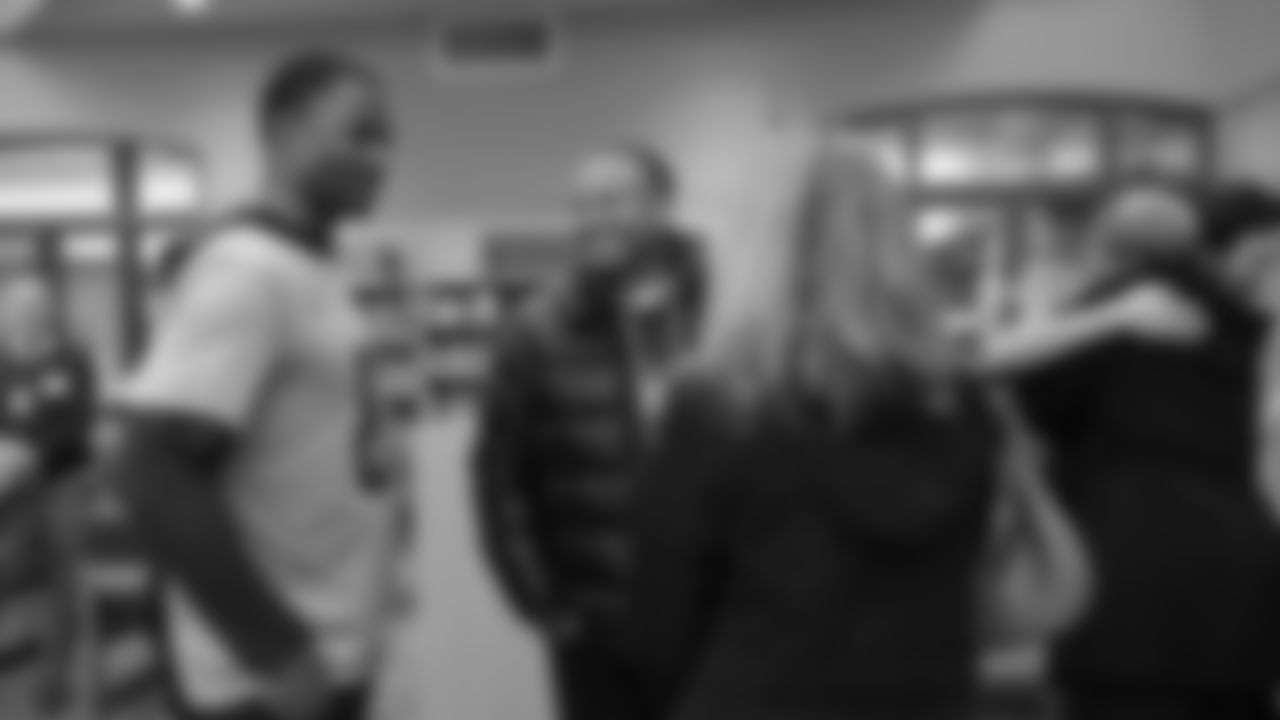 The Seahawks visited BELONG Partners at McKnight Middle School in Renton, WA. as part of the grant announcement on December 10, 2025.