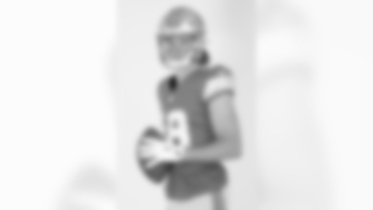 Detroit Lions wide receiver Isaac TeSlaa (18) poses for a portrait during the NFLPA Rookie Premiere on Saturday, May 17, 2025 in Thousand Oaks, Calif. (Ben Liebenberg/NFL)