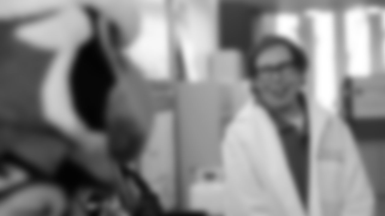 Dr. Nora Disis was honored as the Seahawks' Delta Community Captain on November 20, 2025.