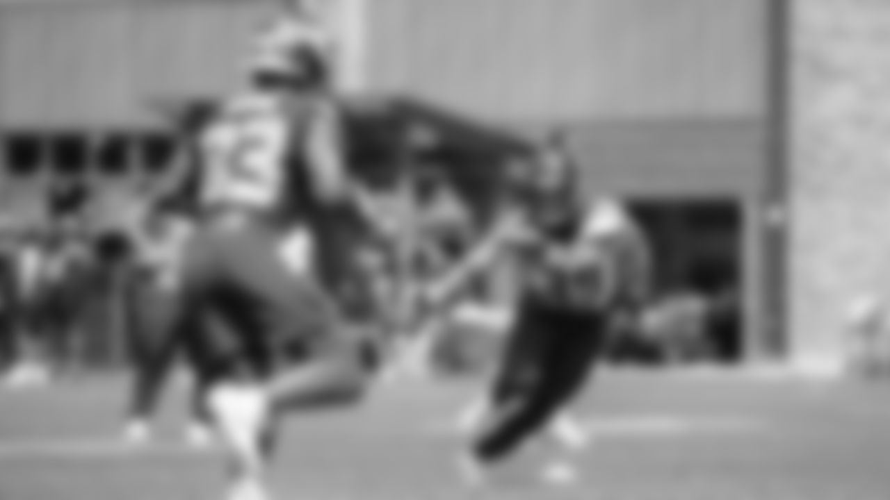 Seahawks safety Ty Okada (39) participated in a workout on day four of OTAs on Monday, June 2, 2025 at the Virginia Mason Athletic Center.