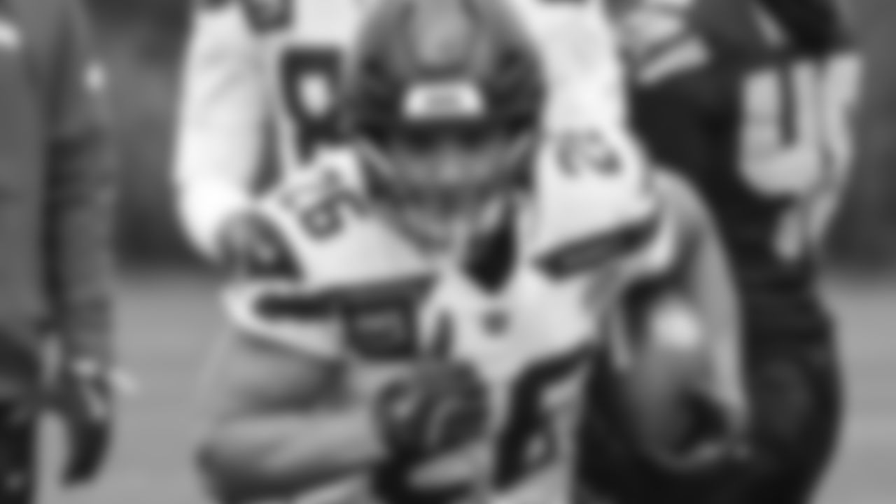 Seahawks running back Zach Charbonnet (26) practiced on Wednesday, December 24, 2025 at the Virginia Mason Athletic Center.