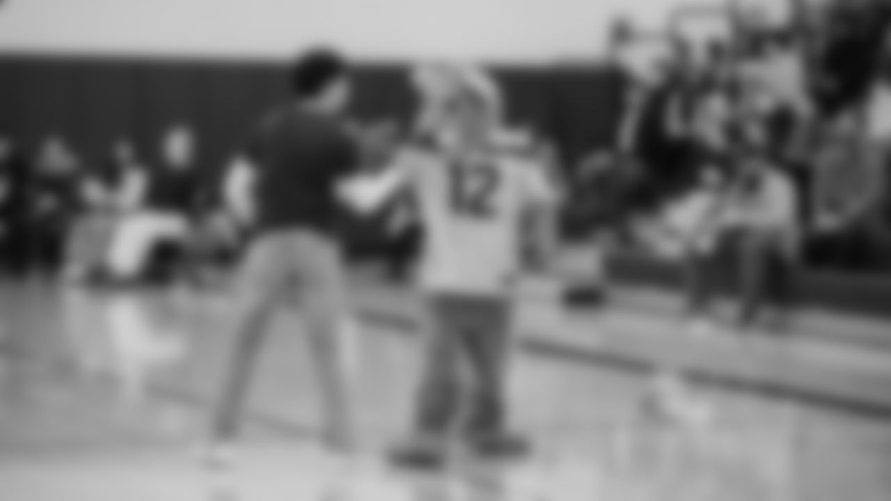 The Seahawks, Safeway, Delta Air Lines, Coca-Cola, and Head & Shoulders surprised Lakewood High School with a grant to help implement their first girls flag football team on November 25, 2025.