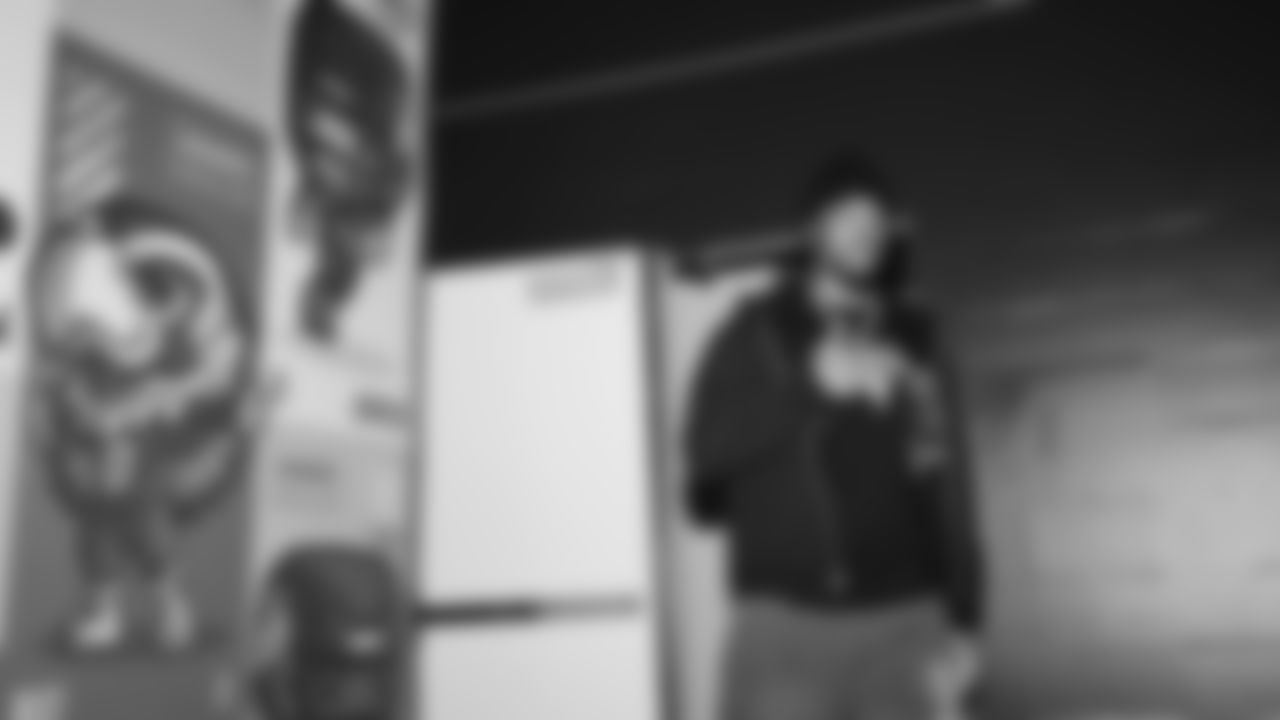 Seahawks safety Nick Emmanwori (3) arrived at Lumen Field for the Week 15 matchup vs. the Indianapolis Colts.