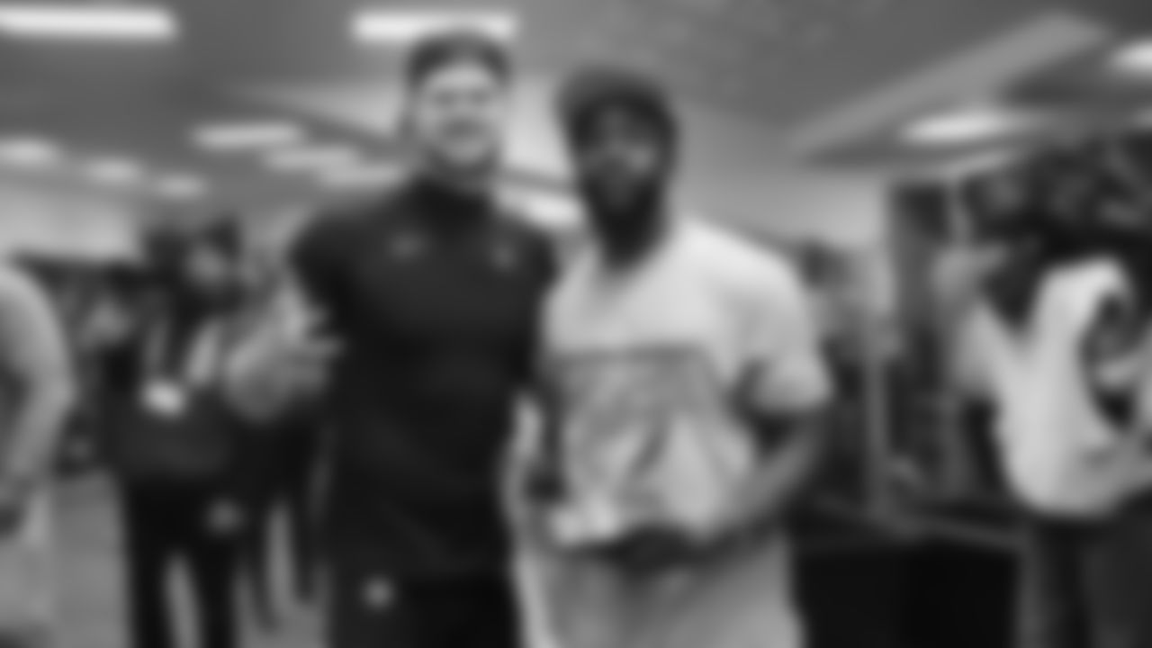 The Seahawks celebrate the 31-27 win vs. the Rams in the NFC Championship on Sunday, January 25, 2026.