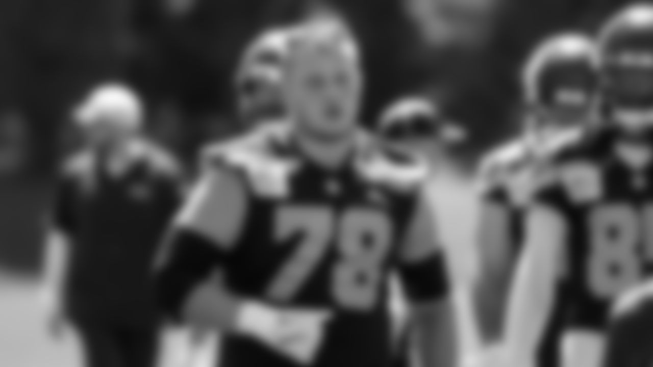 Seahawks offensive lineman Mason Richman (78) participated in a workout on day six of OTAs on Thursday, June 5, 2025 at the Virginia Mason Athletic Center.