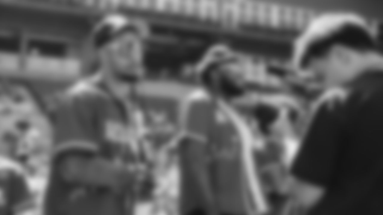 Seahawks wide receiver Jaxon Smith-Njigba hosted the fourth annual Seattle All-Star Classic softball game and home run derby at Cheney Field in Tacoma, Wash. on Saturday, July 12, 2025.