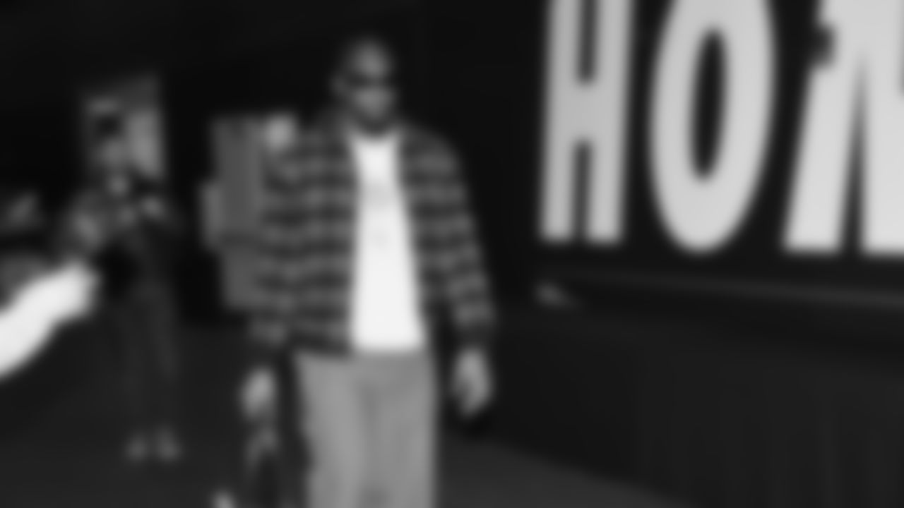 Seahawks defensive end DeMarcus Lawrence (0) arrived at Lumen Field for the Week 16 matchup vs. the L.A. Rams.