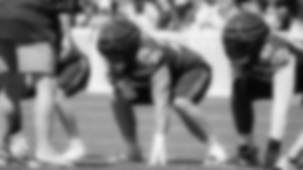 Seahawks guard Grey Zabel (76) practiced on day five of training camp on July 28, 2025 at the Virginia Mason Athletic Center.