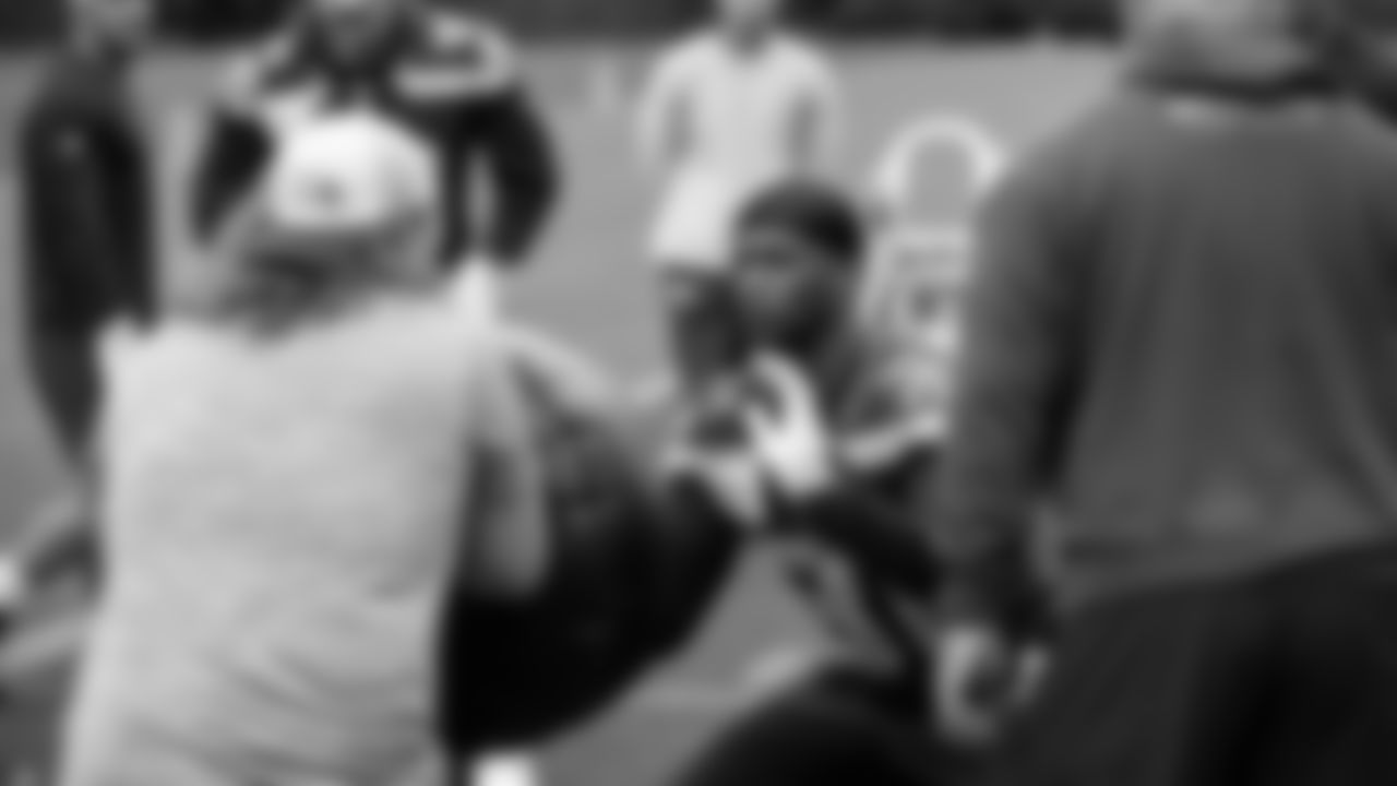Seahawks running back Jarcardia Wright (31)participated in a workout on May 21, 2025 at the Virginia Mason Athletic Center.