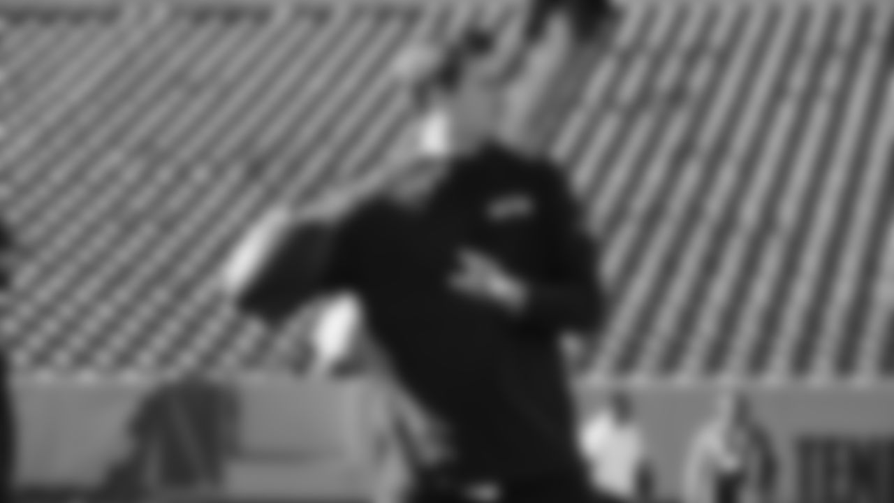 Seahawks quarterback Drew Lock (2) hit the field at Nissan Stadium for the Week 12 matchup vs. the Titans in Nashville, Tennessee.