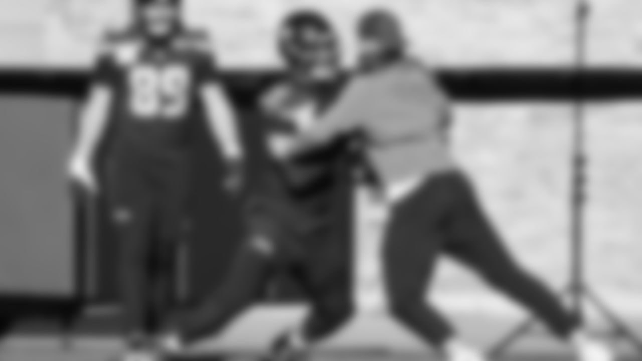 Seahawks tight end Elijah Arroyo (18) practiced on Wednesday, January 21, 2026 at the Virginia Mason Athletic Center.