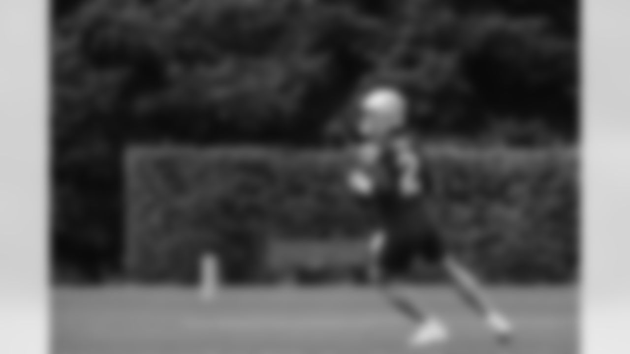 Seahawks quarterback Drew Lock (2) practiced on Friday, October 3, 2025 at the Virginia Mason Athletic Center.