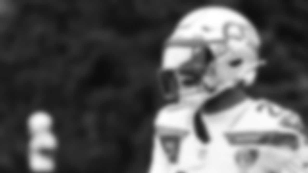 Seahawks cornerback Devon Witherspoon (21) practiced on Wednesday, November 26, 2025 at the Virginia Mason Athletic Center.