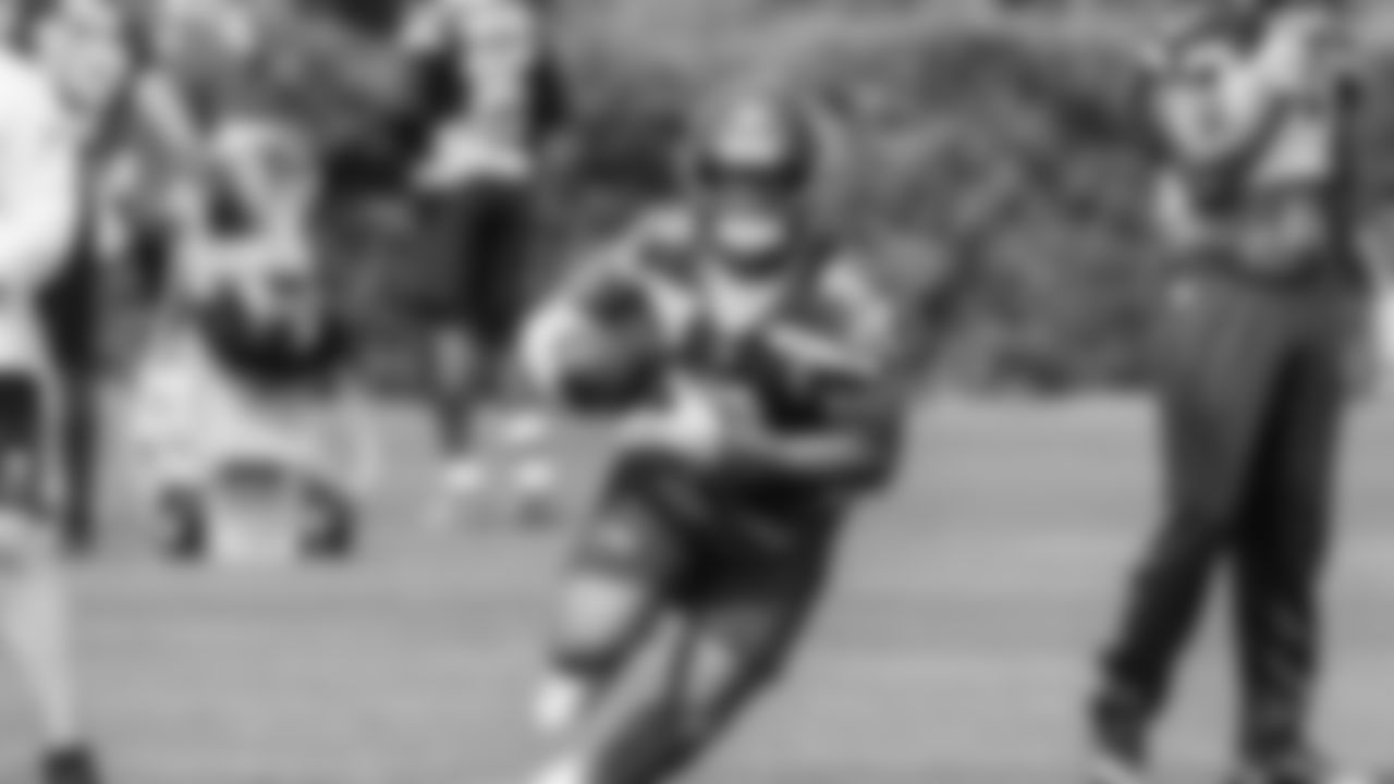 Seahawks running back Kenneth Walker III (9) practiced on September 5, 2025 at the Virginia Mason Athletic Center.