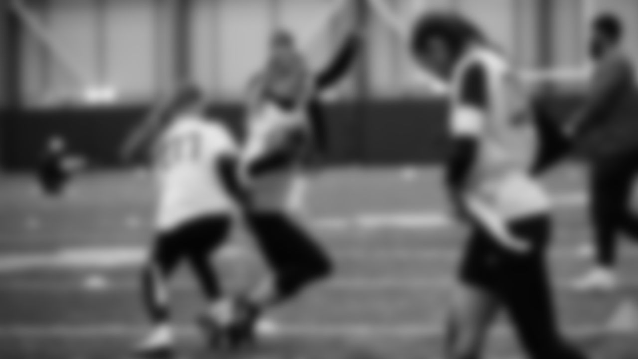 The Seahawks hosted the USA Football Talent ID Camp on February 21, 2026 at the Virginia Mason Athletic Center.