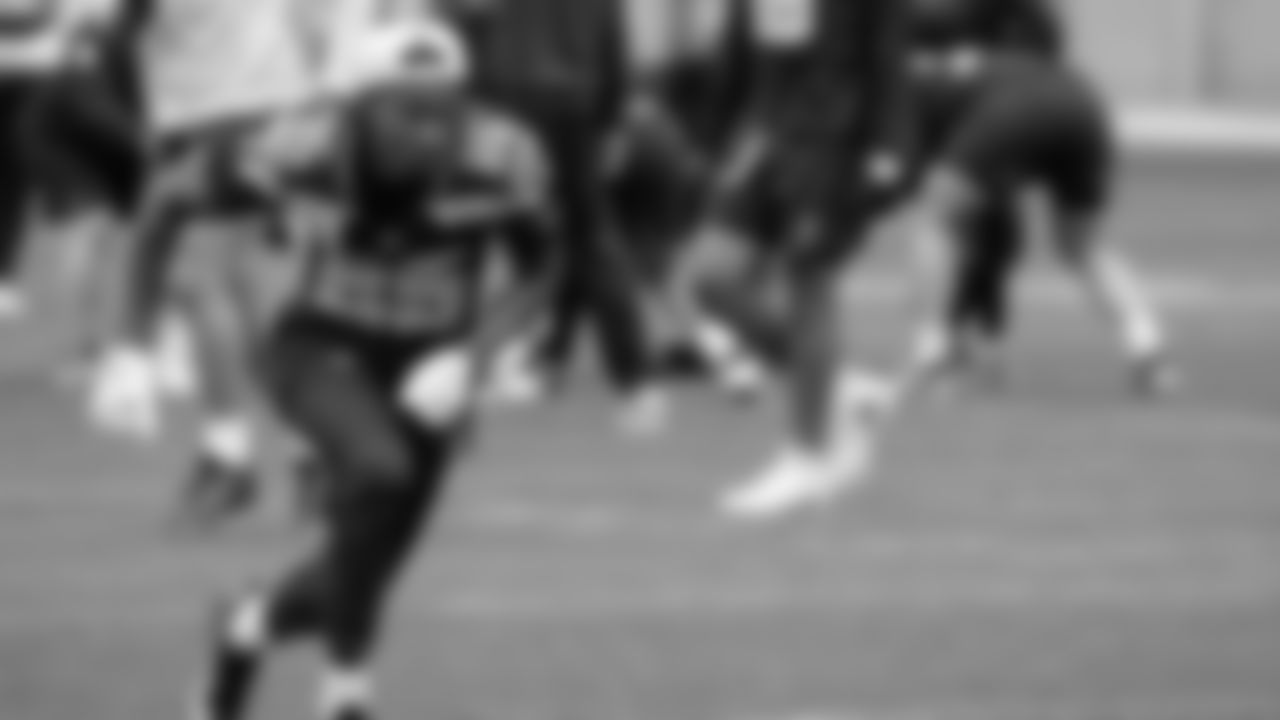 Seahawks wide receiver Ricky White III (86) participated in a workout on May 13, 2025 at the Virginia Mason Athletic Center.