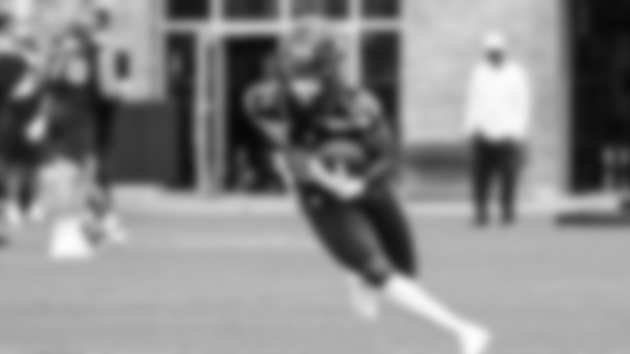 Seahawks wide receiver Steven Sims (84) participated in a workout on day five of OTAs on Wednesday, June 4, 2025 at the Virginia Mason Athletic Center.