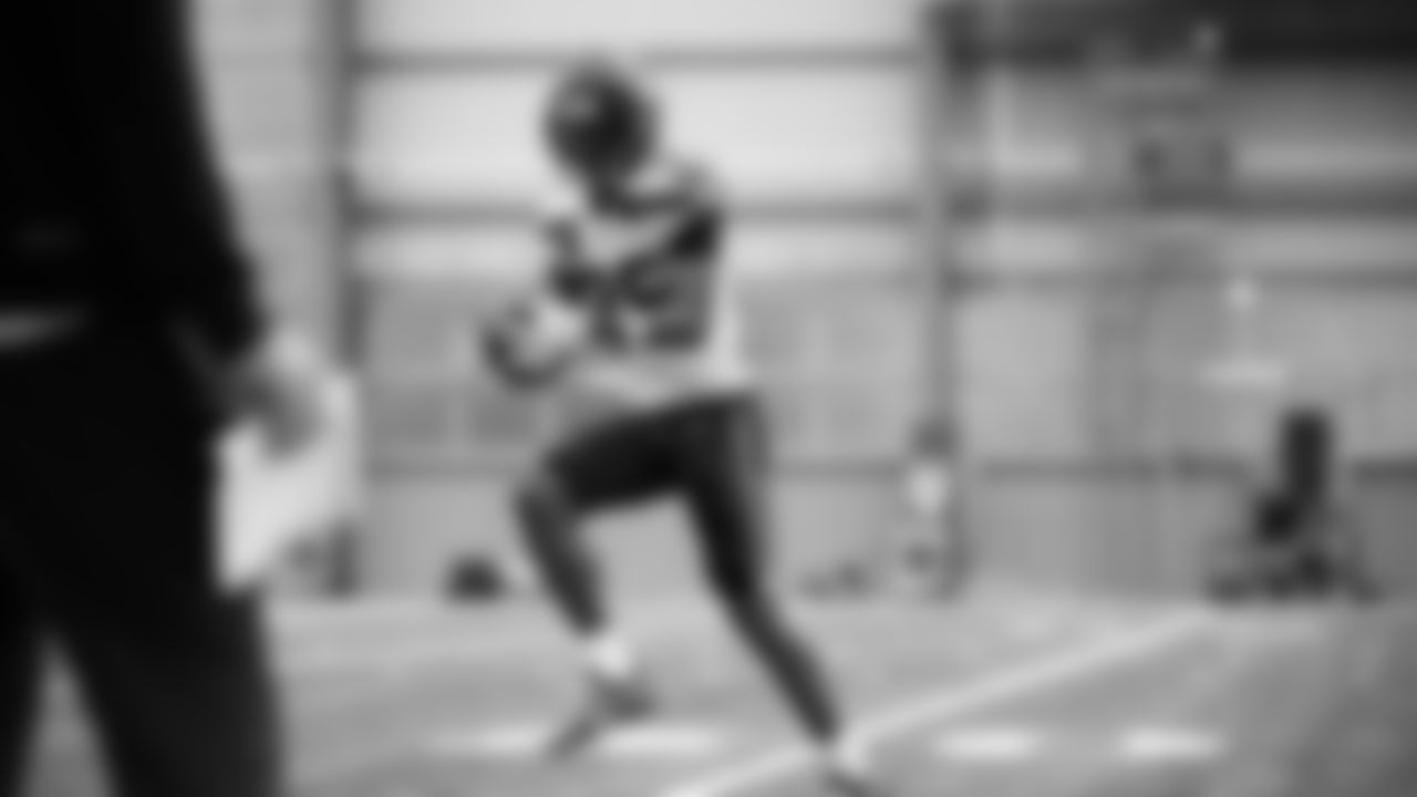 Seahawks wide receiver Ricky White III (86) practiced on Thursday, November 13, 2025 at the Virginia Mason Athletic Center.