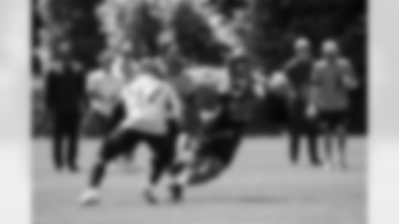 Seahawks running back George Holani (36) participated in the Seahawks 2025 offseason workout program.