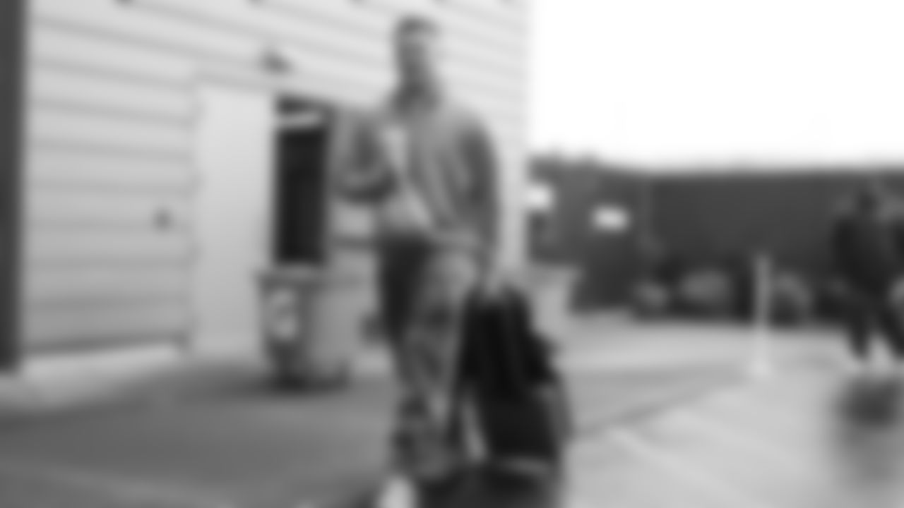 Seahawks safety Ty Okada (39) departed the Virginia Mason Athletic Center on December 26, 2025.