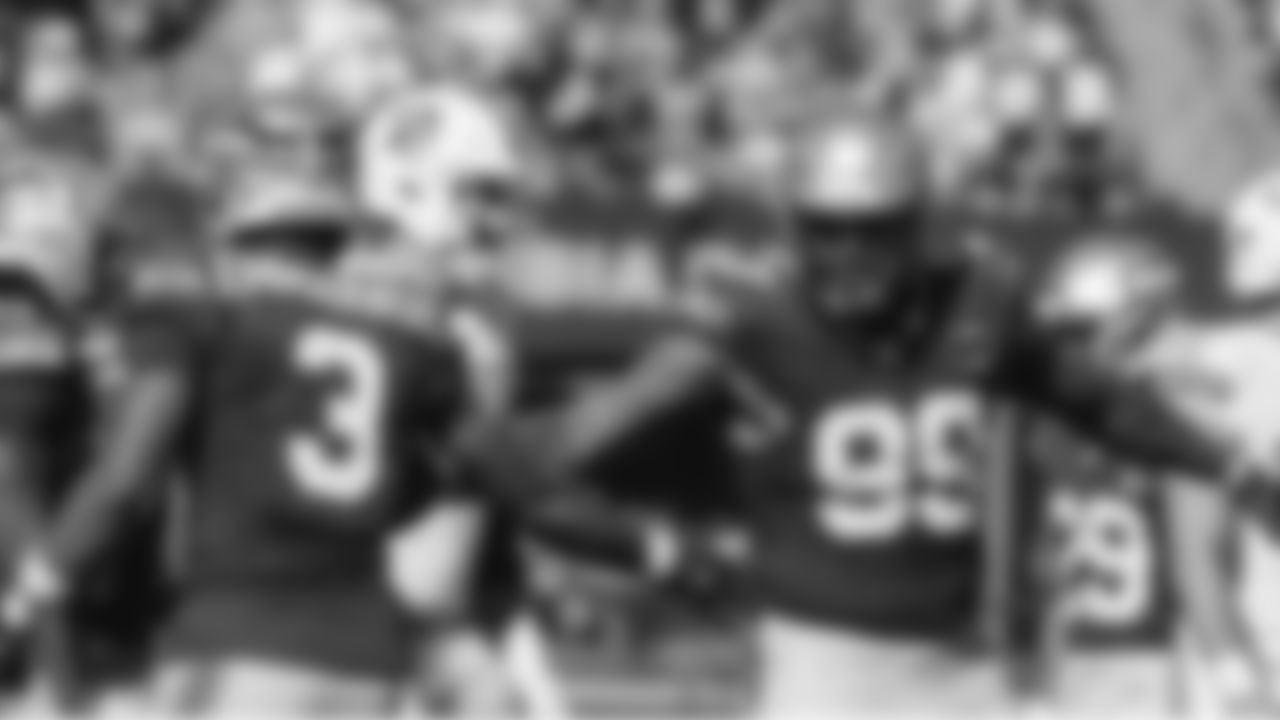 Seahawks defensive tackle Leonard Williams (99) vs. the Tampa Bay Buccaneers in Week 5.