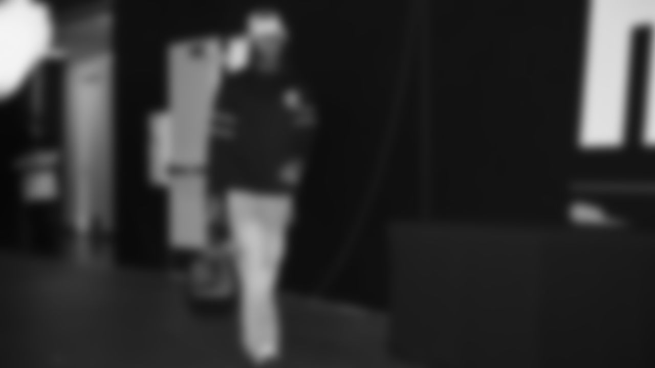 Seahawks wide receiver Tyrone Broden (85) arrived at Lumen Field for the Week 16 matchup vs. the L.A. Rams.