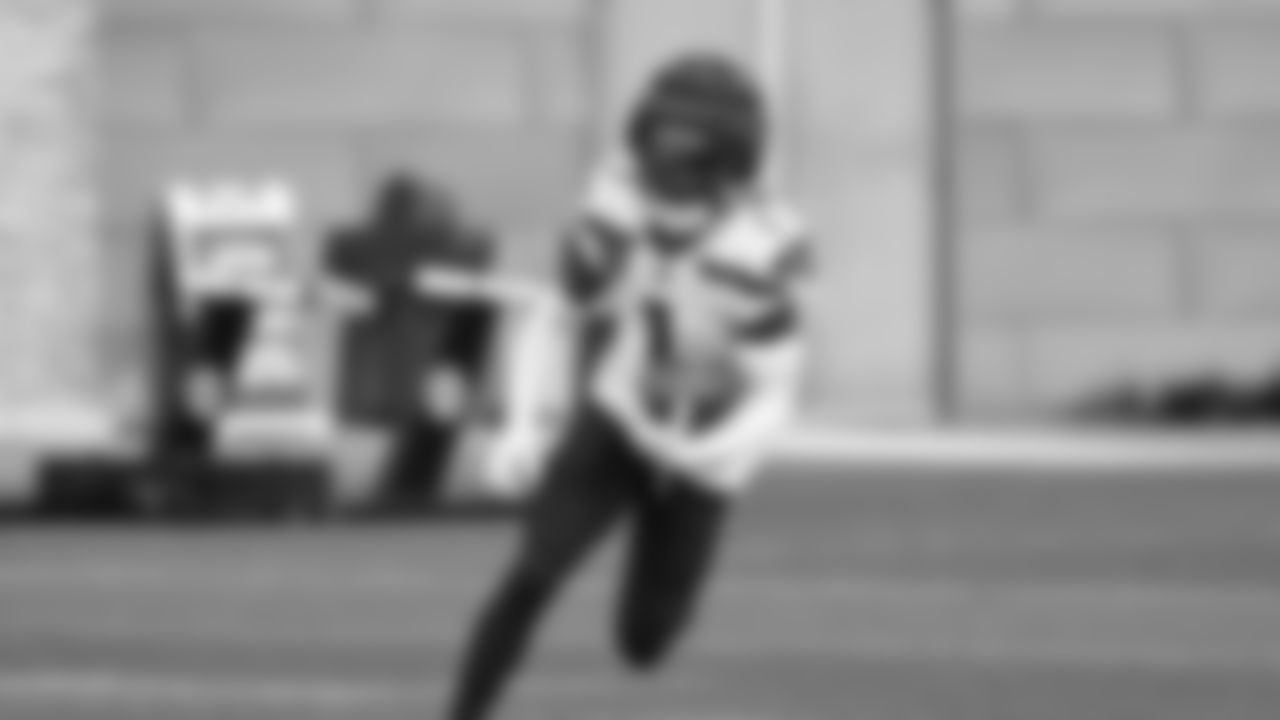 Seahawks cornerback Derion Kendrick (1) practiced on Wednesday, October 29, 2025 at the Virginia Mason Athletic Center.