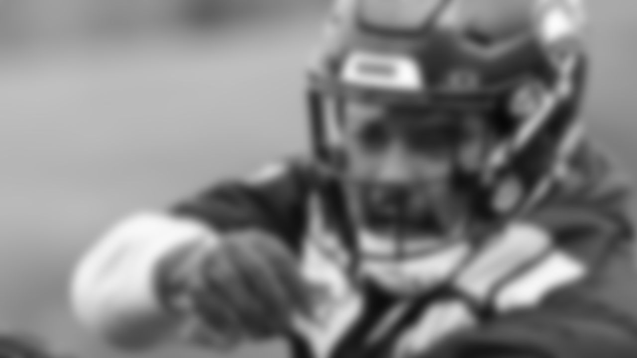 Seahawks nose tackle Brandon Pili (95) practiced on Wednesday, January 1, 2026 at the Virginia Mason Athletic Center.