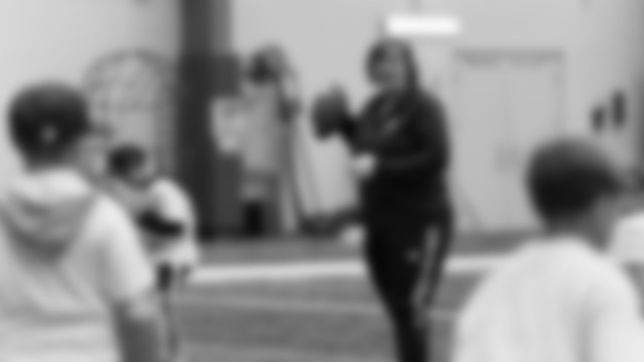 In honor of Indigenous People's Day, the Seahawks hosted local Tribal communities for a youth football clinic with Seahawks legend Lofa Tatupu and Seahawks Dancers on Saturday, October 11, 2025.