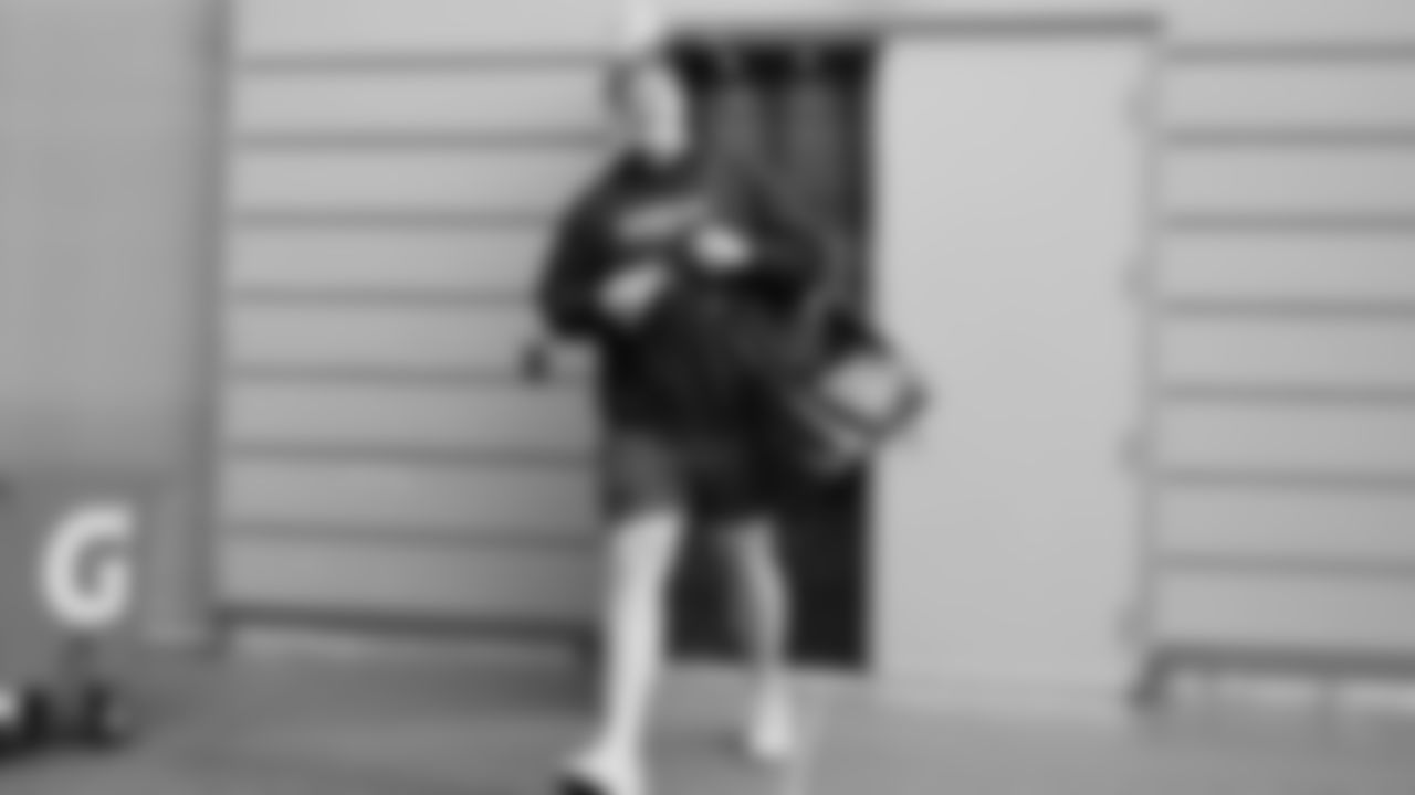 Seahawks guard Grey Zabel (76) departed the Virginia Mason Athletic Center on November 1, 2025.