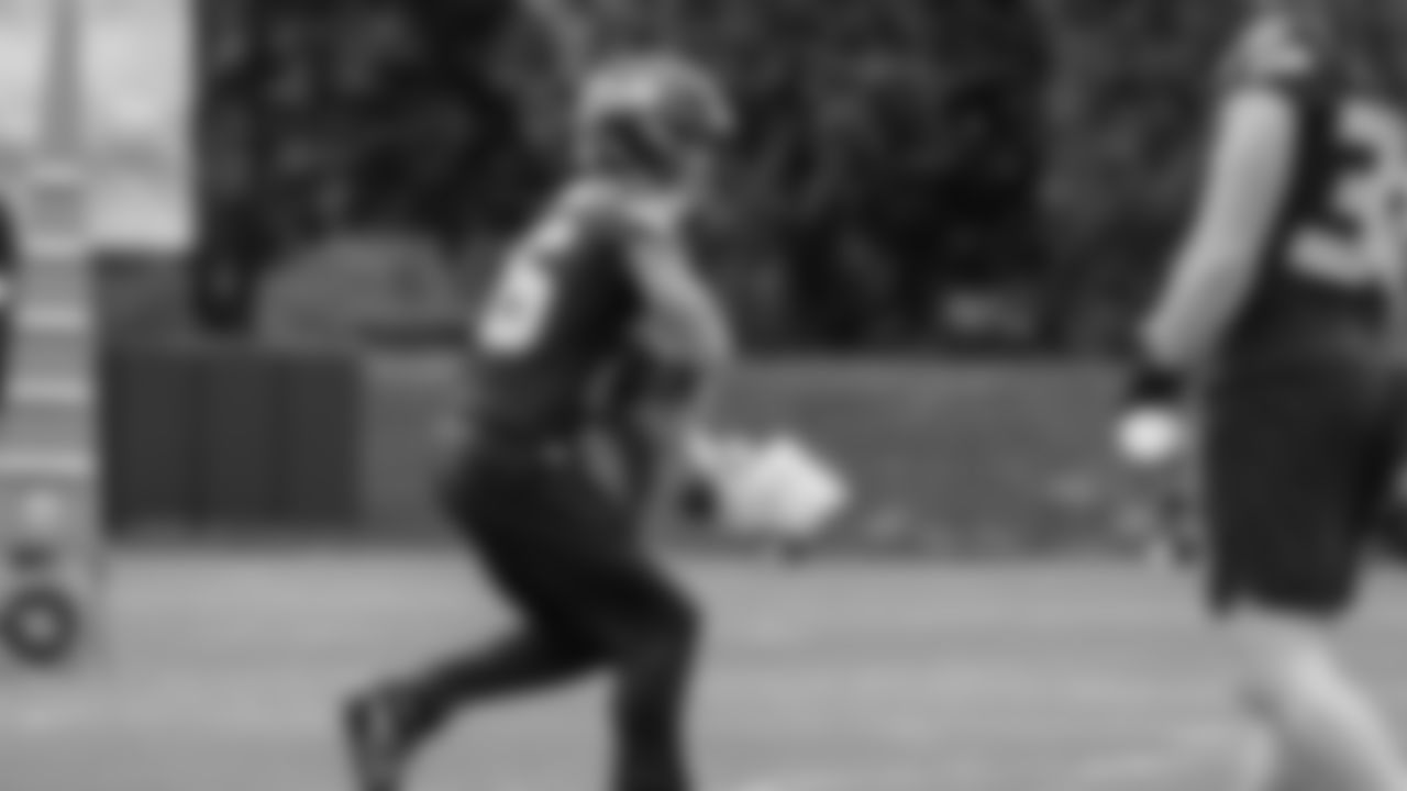 Seahawks running back Zach Charbonnet (26) practiced on Thursday, January 15, 2026 at the Virginia Mason Athletic Center.