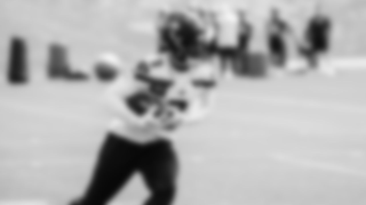 Safety Nick Emmanwori (3) practiced on day one of rookie minicamp on May 2, 2025 at the Virginia Mason Athletic Center.