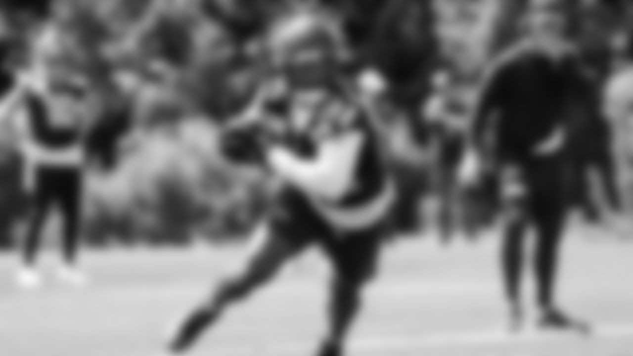 Seahawks running back Kenny McIntosh (25) participated in a workout on day four of OTAs on Monday, June 2, 2025 at the Virginia Mason Athletic Center.