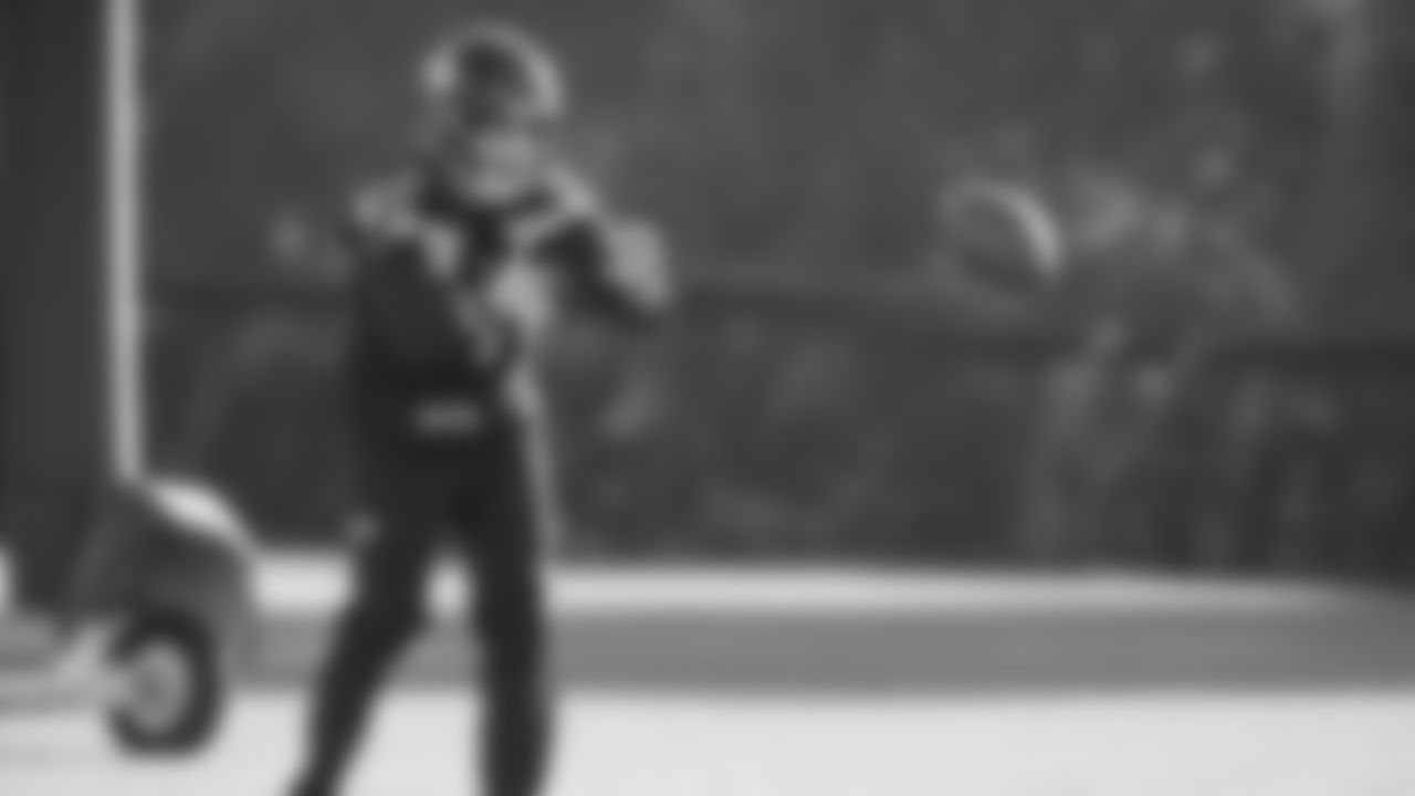 Seahawks punter Michael Dickson (4) practiced on Wednesday, December 31, 2025 at the Virginia Mason Athletic Center.