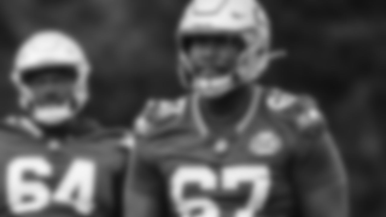 Seahawks tackle Charles Cross (67) practiced on Friday, October 31, 2025 at the Virginia Mason Athletic Center.