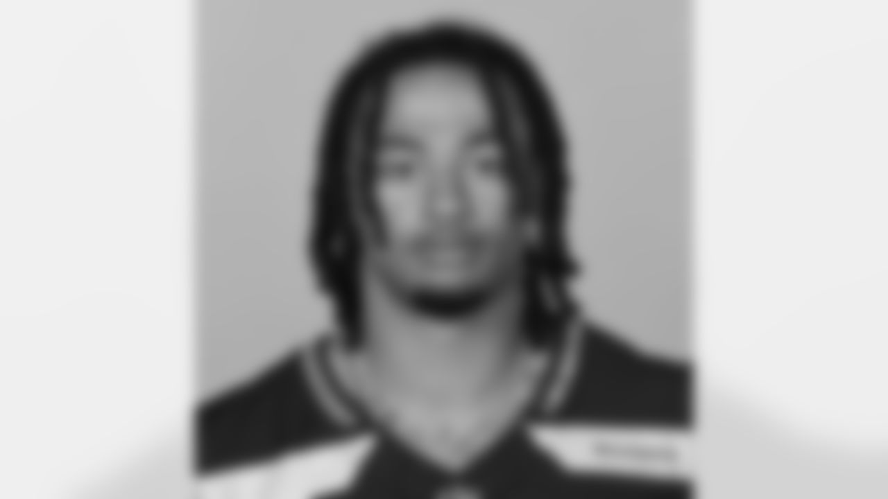 This is a 2024 photo of Jaxon Smith-Njigba of the Seattle Seahawks NFL football team. This image reflects the Seahawks active roster as of June 10, 2024 when this image was taken. (AP Photo)