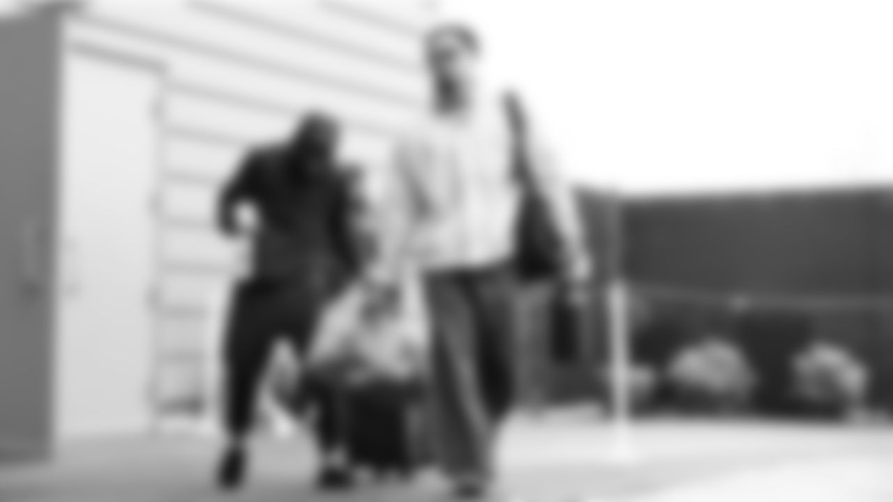 Seahawks wide receiver Jaxon Smith-Njigba (11) departed the Virginia Mason Athletic Center on Friday, December 5, 2025 for the Week 14 trip to Atlanta.