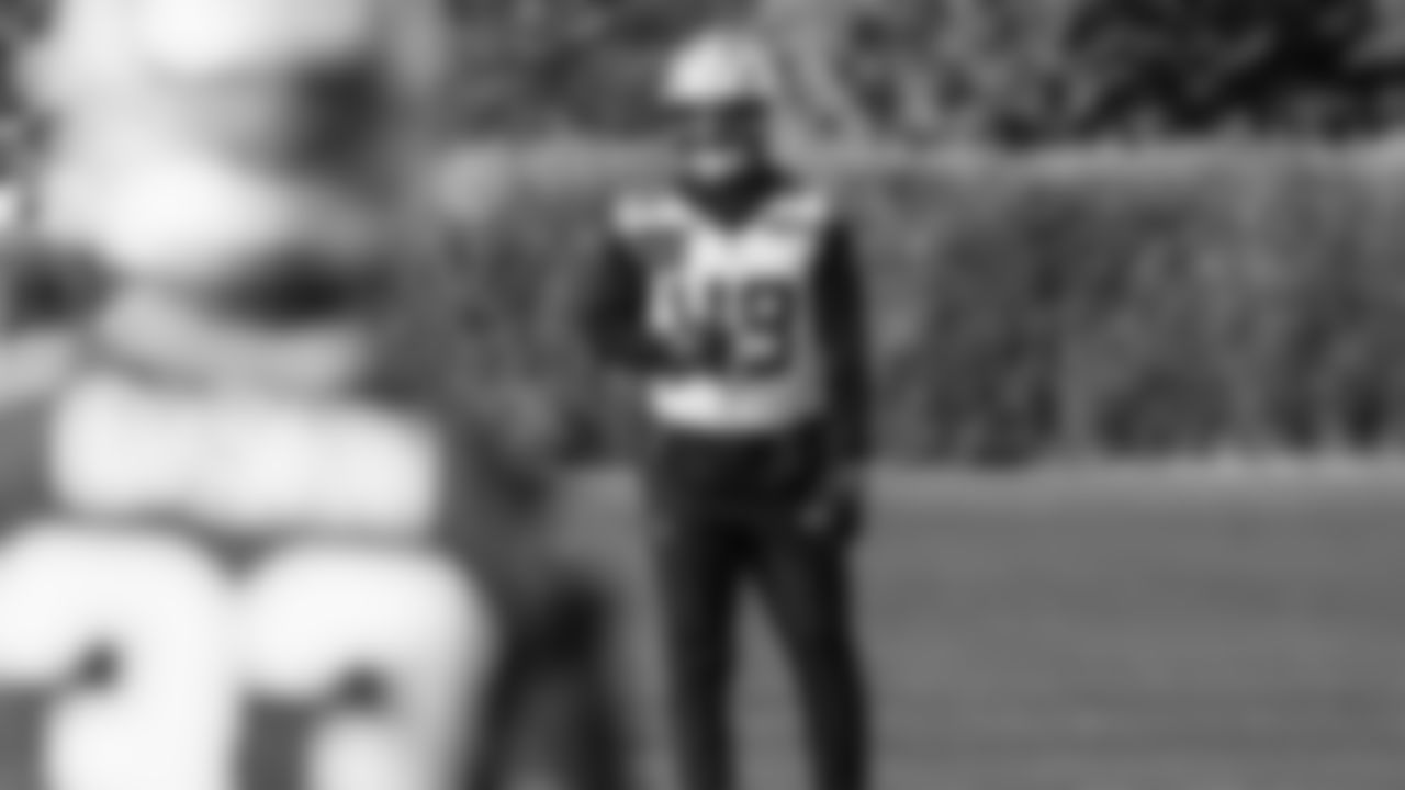 Seahawks linebacker Chris Paul Jr. (49) practiced on Friday, November 28, 2025 at the Virginia Mason Athletic Center.