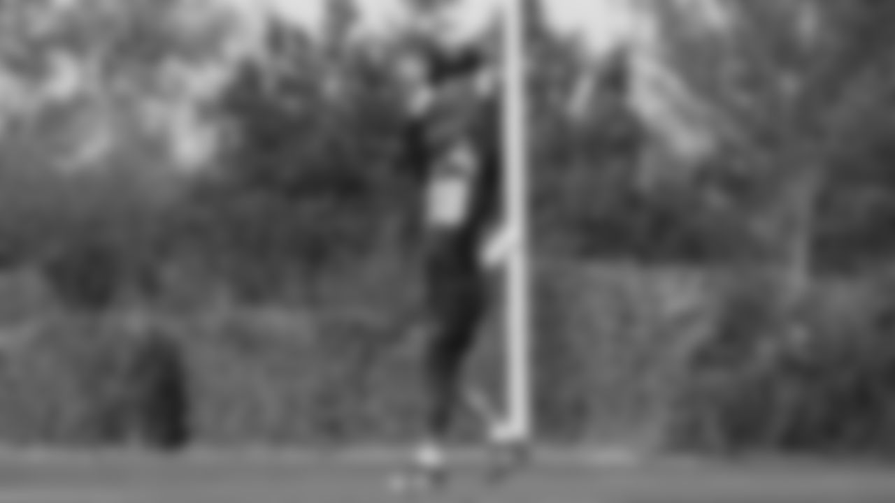 Seahawks tight end AJ Barner (88) practiced on Friday, October 17, 2025 at the Virginia Mason Athletic Center.