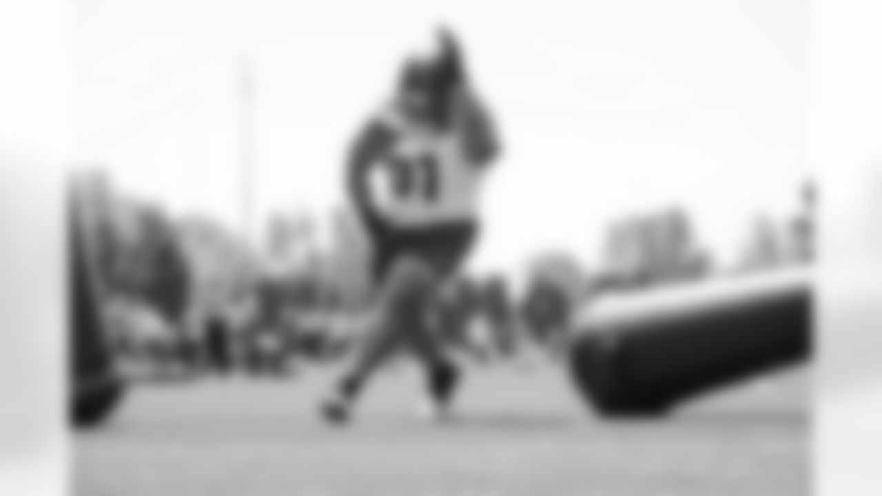 Seahawks defensive tackle Byron Murphy II (91) participated in the Seahawks 2025 offseason workout program.
