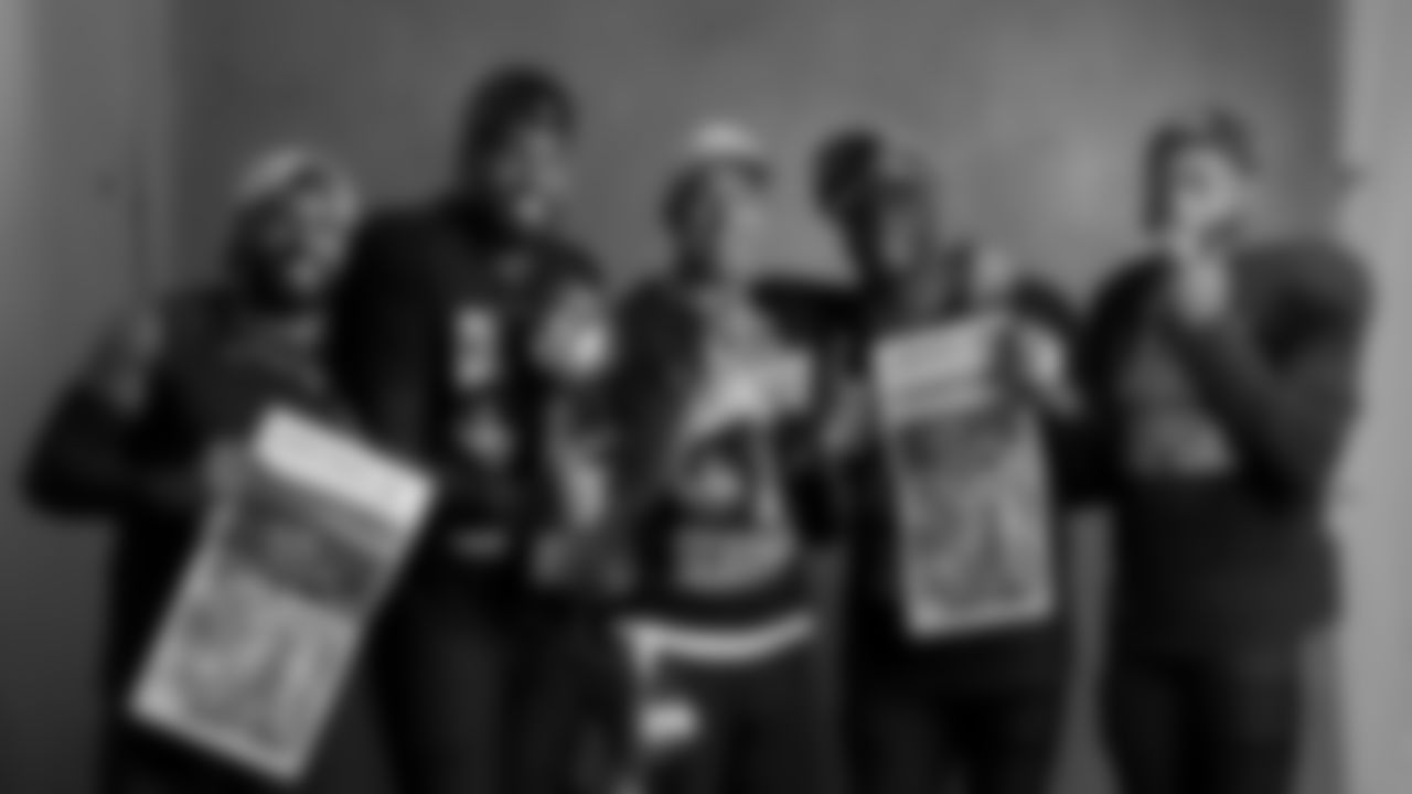 The Seahawks with the Lombardi Trophy after winning Super Bowl LX.