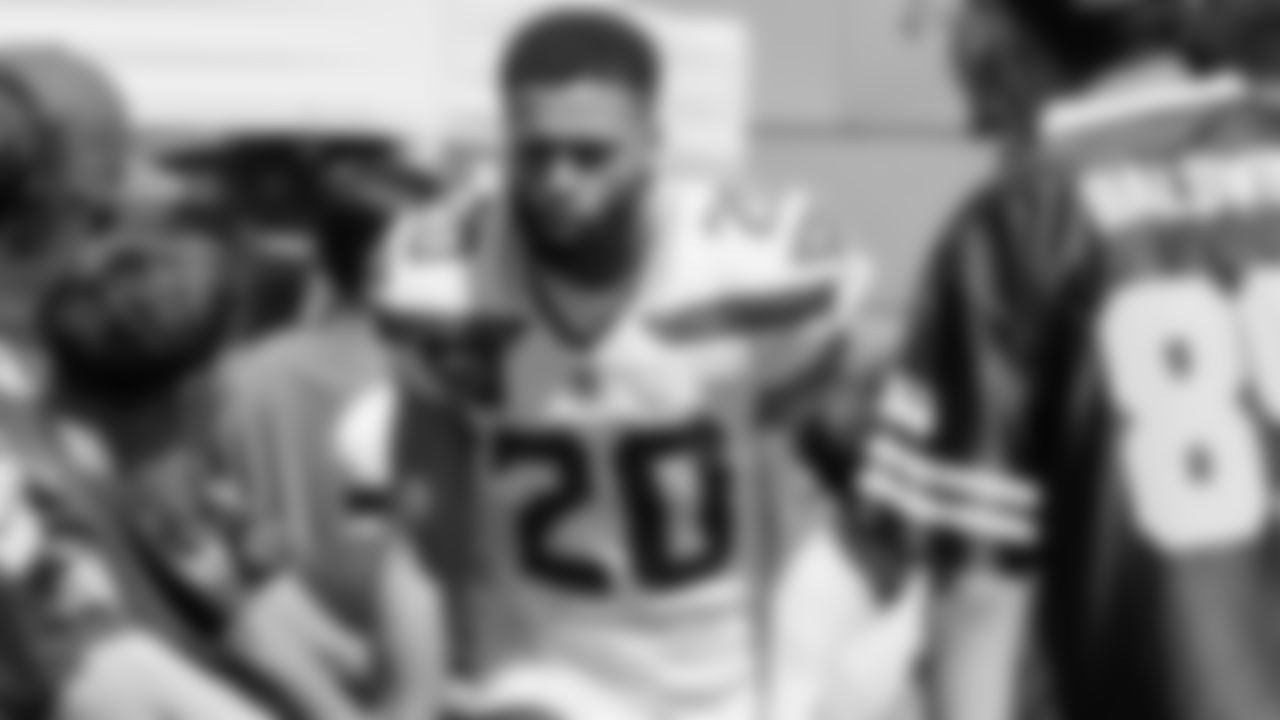 Seahawks safety Julian Love (20) practiced on August 12, 2025 at the Virginia Mason Athletic Center.