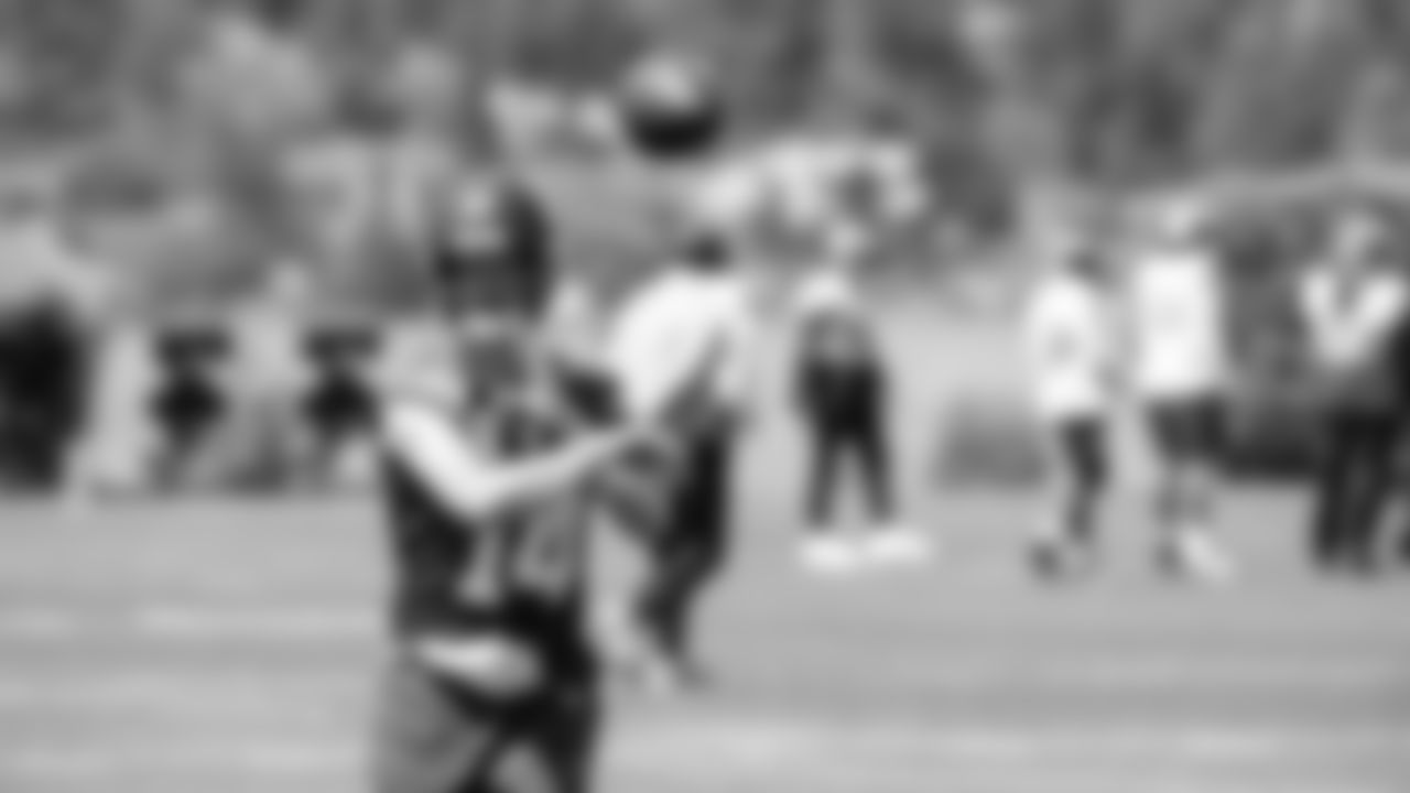 Seahawks quarterback Sam Darnold (14) participated in the Seahawks 2025 offseason workout program.