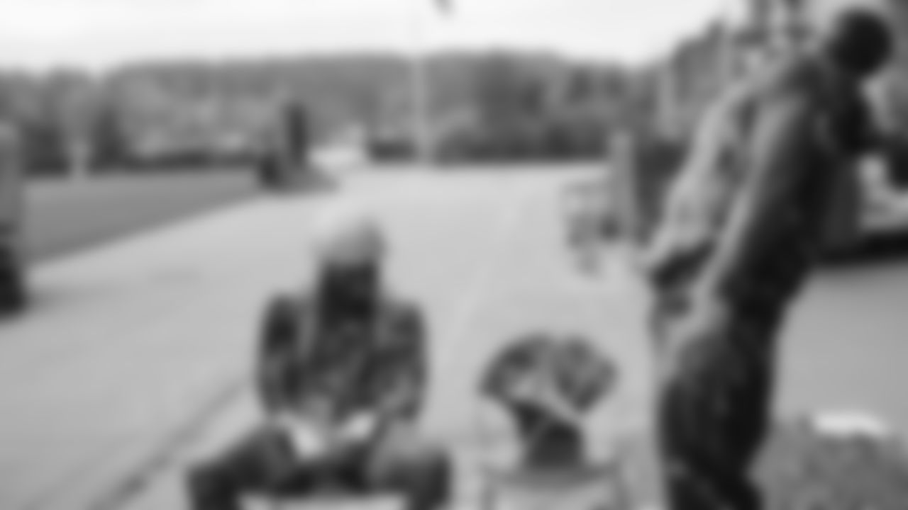 Seahawks linebackers DeMarcus Lawrence and Tyrice Knight were awarded the NVP award on November 12, 2025.