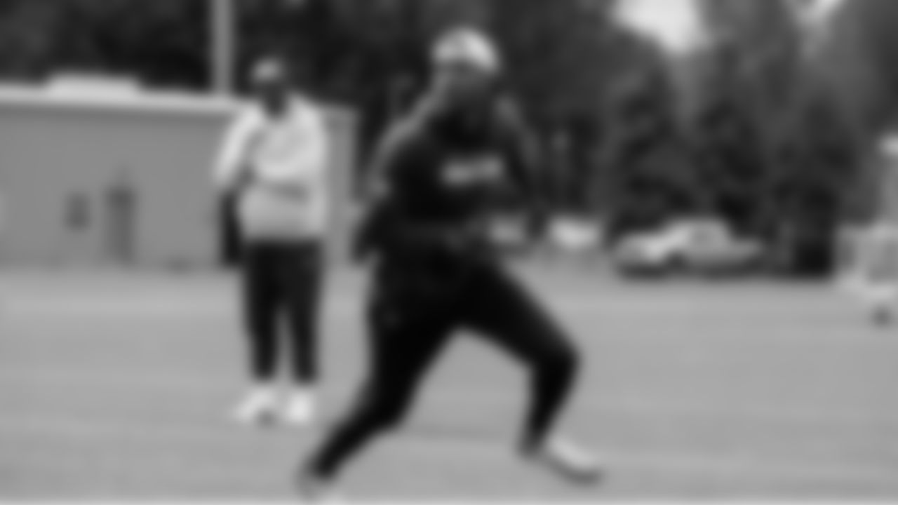 Seahawks wide receiver Marquez Valdes-Scantling (1) participated in a workout on May 20, 2025 at the Virginia Mason Athletic Center.