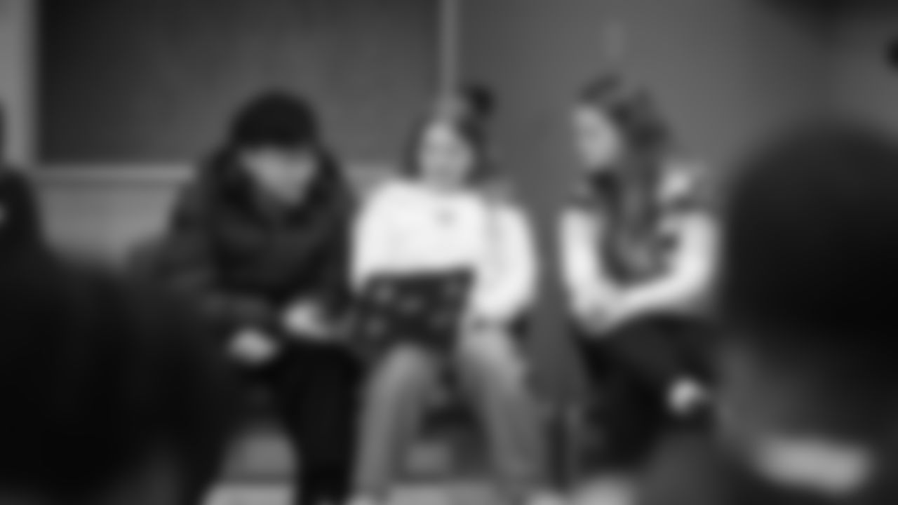 The Seahawks visited BELONG Partners at McKnight Middle School in Renton, WA. as part of the grant announcement on December 10, 2025.