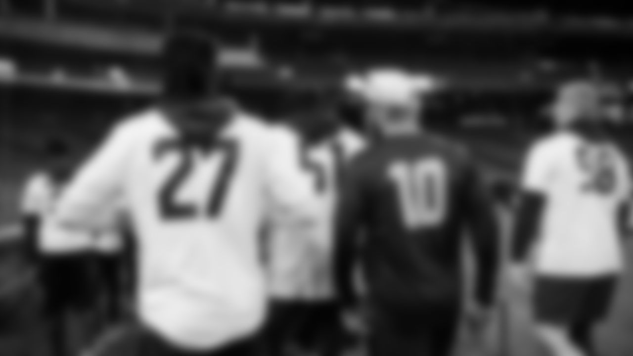 Seahawks cornerback Riq Woolen (27) and wide receiver Cooper Kupp (10) visited T-Mobile Park on May 19, 2025