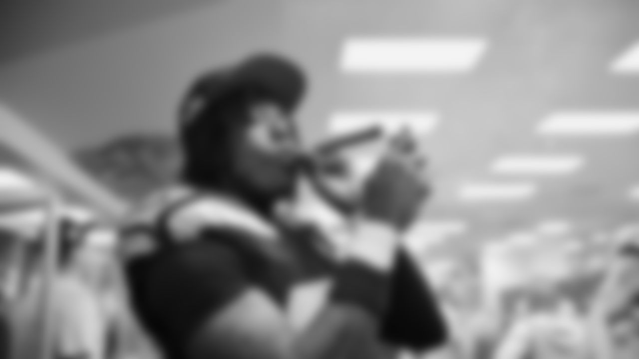 The Seahawks celebrate the 31-27 win vs. the Rams in the NFC Championship on Sunday, January 25, 2026.