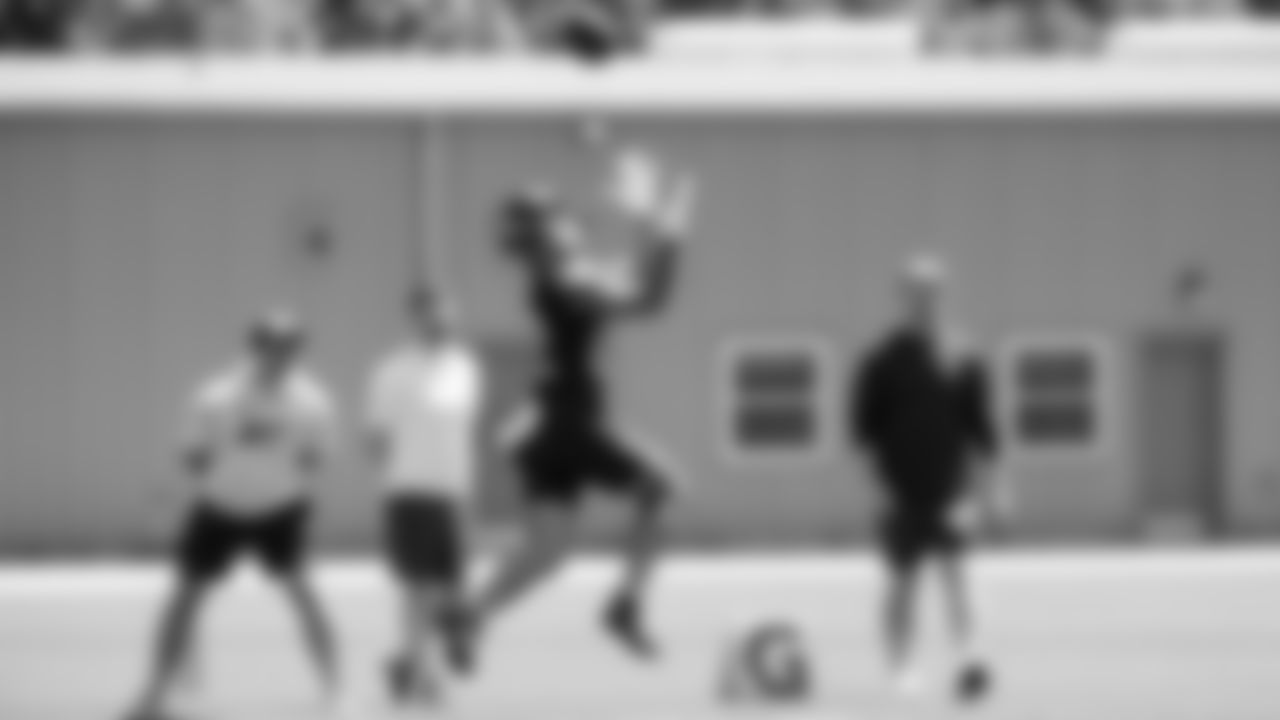 Seahawks wide receiver Cody White (82) participated in a workout on day one of minicamp on Tuesday, June 10, 2025 at the Virginia Mason Athletic Center.