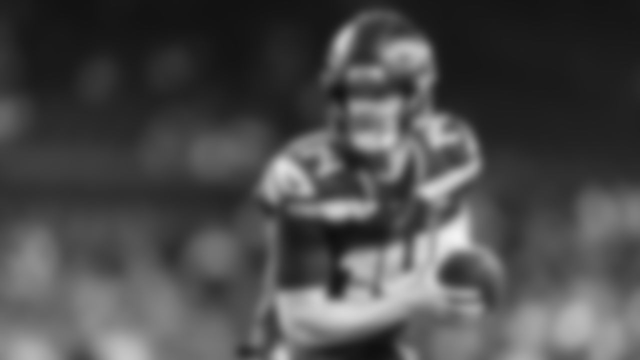 Seahawks quarterback Sam Darnold (14) vs. the Houston Texans in Week 7.